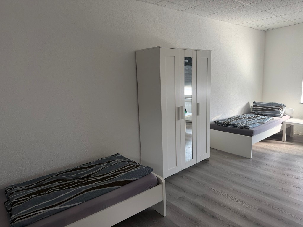 Monteurwohnung Duisburg – Schlafzimmer